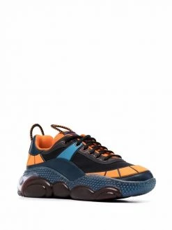 Moschino Teddy Sole colour block panelled sneakers