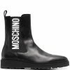 Moschino logo-print Chelsea boots