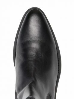 Moschino logo-print Chelsea boots