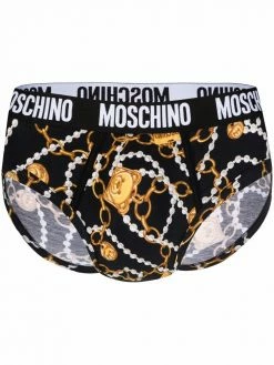 Moschino teddy bear print briefs