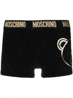 Moschino metallic Teddy print briefs