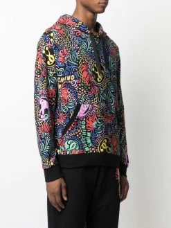 Moschino all-over print hoodie