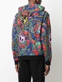 Moschino all-over print hoodie