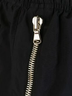 Moschino metallic-logo swim shorts