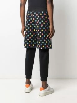 Moschino layered star-print trousers