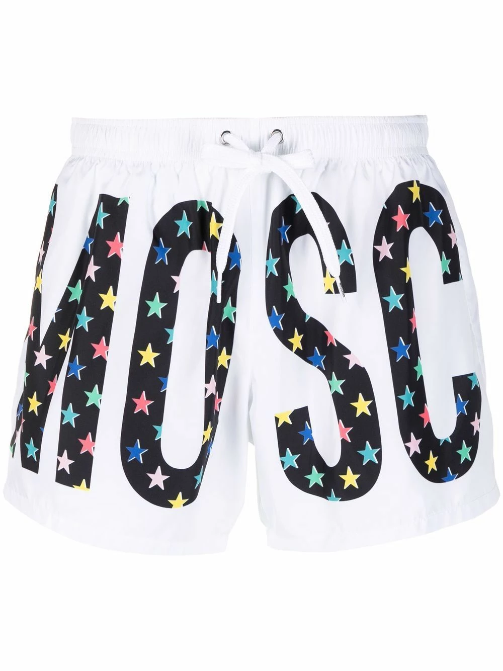 Brand new ๐งจ Moschino Logo print swim shorts โจ 3 Moschino logo-print swim shorts
