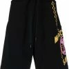 Moschino side logo-print shorts