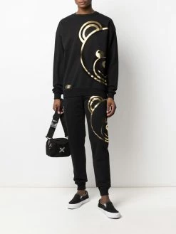 Moschino metallic Toy-Bear sweatshirt