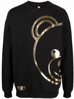 Moschino metallic Toy-Bear sweatshirt