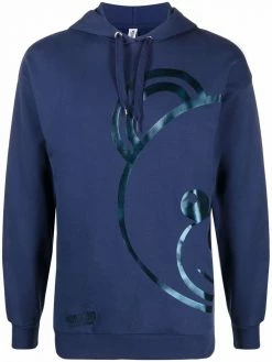 Moschino Teddy Bear-print cotton hoodie