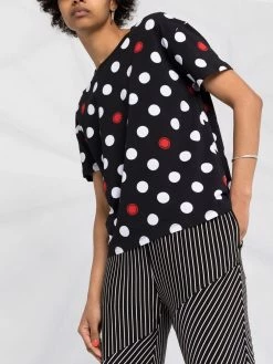 Moschino polka dot crew-neck T-shirt
