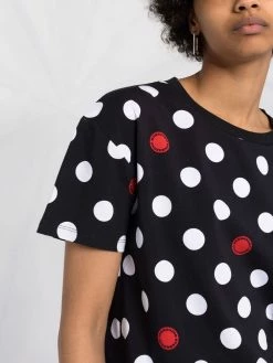Moschino polka dot crew-neck T-shirt