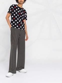 Moschino polka dot crew-neck T-shirt