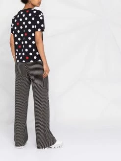 Moschino polka dot crew-neck T-shirt