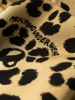 Moschino All-Over-Teddy leopard-print robe