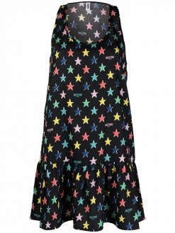 Moschino star print beach dress