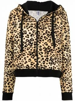 Moschino Teddy Leo zipped hoodie
