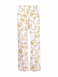 Moschino teddy-chain print pyjama set