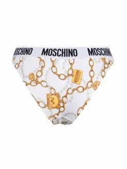 Moschino logo waistband teddy-chain briefs