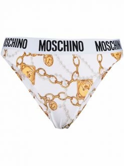 Moschino logo waistband teddy-chain briefs