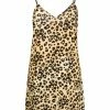 Moschino Teddy-print leopard nightdress