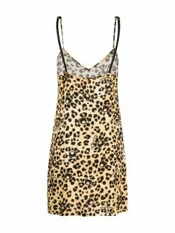 Moschino Teddy-print leopard nightdress
