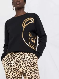 Moschino half bear sweatshirt