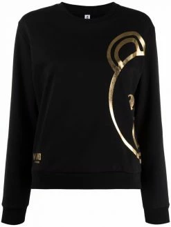 Moschino half bear sweatshirt