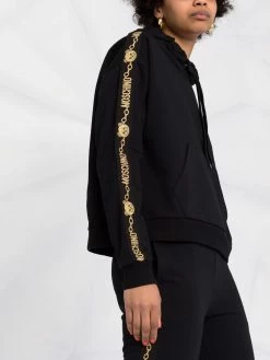 Moschino Teddy chain hooded sweatshirt