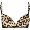 Moschino leopard-print push-up bra
