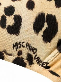 Moschino leopard-print push-up bra