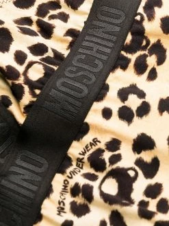 Moschino leopard-print bodysuit