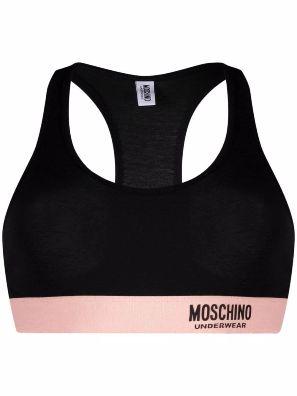 Best reviews of โค๏ธ Moschino Logo band racerback bra ๐ 3 Moschino logo-band racerback bra