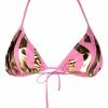 Moschino maxi logo bikini top