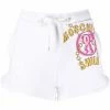 Moschino logo-print jogger shorts