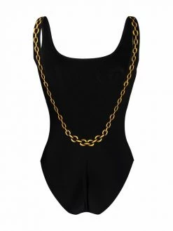 Moschino Double Question Mark logo swimsuit