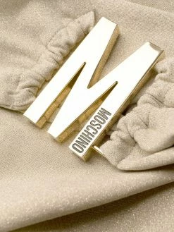 Moschino plunge halterneck swimsuit