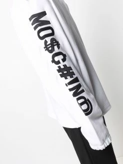 Moschino Symbols logo-embroidered sweatshirt