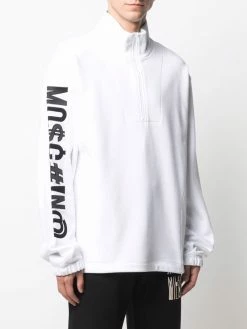 Moschino Symbols logo-embroidered sweatshirt