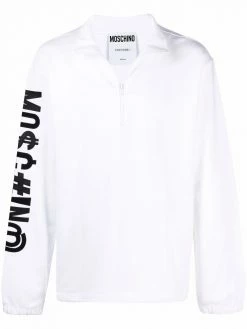 Moschino Symbols logo-embroidered sweatshirt