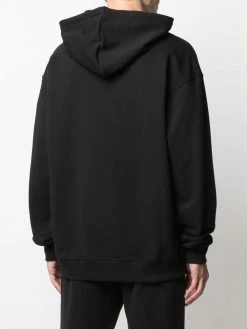 Moschino warped glitch logo hoodie