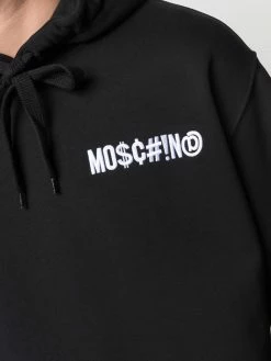 Moschino Symbols logo hoodie