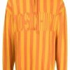 Moschino intarsia-knit striped hoodie