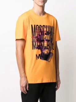 Moschino graphic-print logo-print T-shirt