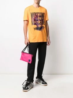 Moschino graphic-print logo-print T-shirt