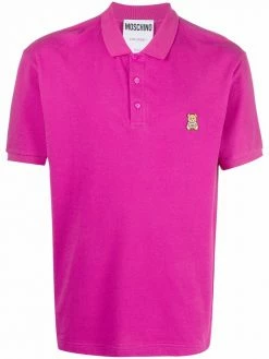 Moschino Teddy Bear piquet polo shirt