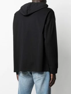 Moschino logo-print long-sleeved hoodie