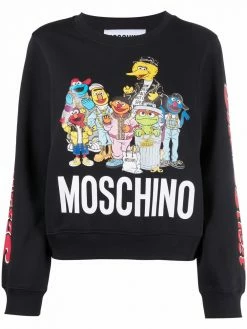 Moschino Sesame Street© logo-print sweatshirt
