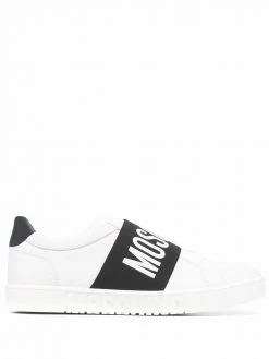 Moschino logo-print slip-on sneakers