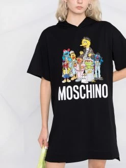 Moschino x Sesame Street© hooded jersey dress